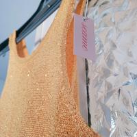 vestito donna lungo giallo mimosa/oro