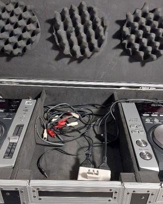 2 cdj 200 Pioneer più  fly case
