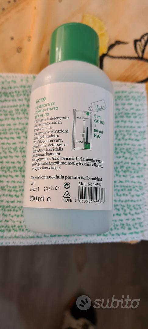 Folletto GC100 Detergente concentrato per vetri 200 ML