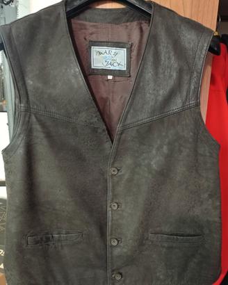 gilè in pelle 52