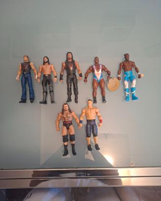 7 PERSONAGGI WRESTLING MATTEL