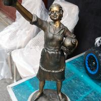 scultura di bronzo xx firmato 