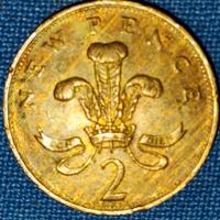 Moneta da 2 PENCE 1978