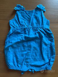 🌸 3 PAGLIACCETTI ESTIVI BIMBA 6-9 MESI