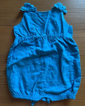 🌸 3 PAGLIACCETTI ESTIVI BIMBA 6-9 MESI