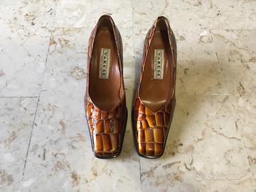 Scarpe col tacco vero cuoio n 37