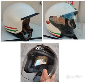 3 caschi aperti Nolan HJC Vemar 62 64 59 XL XXL L