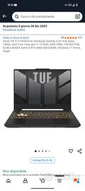 ASUS TUF Computer portatile da Gaming