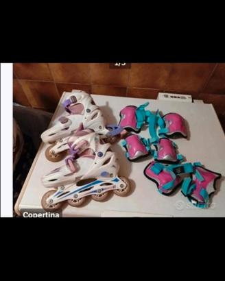 pattini roller num 36 /37 con paracolpi 