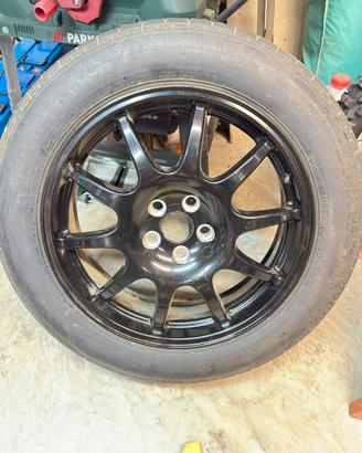 Ruotino con cerchio in lega