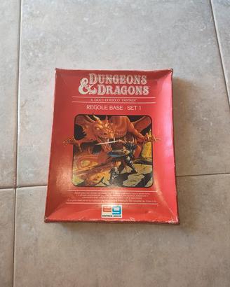 Dungeons and Dragons scatola rossa prima edizione 