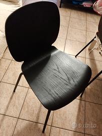 sedie Ikea nero marrone 