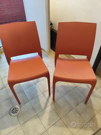 sedie da cucina moderne in poliuretano 