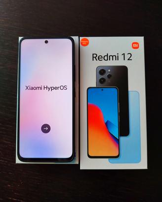 REDMI 12 Midnight Black 256 GB + 4 cover