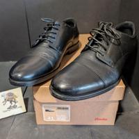 Scarpe uomo BATA n.41 in pelle eleganti nere