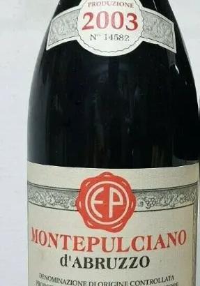 Montepulciano d'Abruzzo DOC Emidio Pepe anno 2003