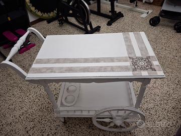 carrello vintage shabby 