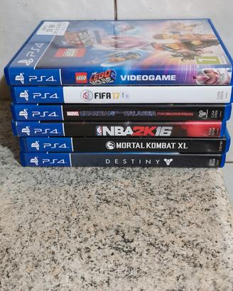 Videogiochi per Ps2, Ps3 e Ps4 