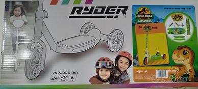 Monopattino 3 ruote RYDER - Jurassic World (NUOVO