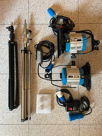 Luci a Incandescenza HWAMART + stativi e lampadine