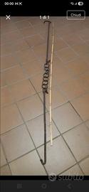 Antichissima catena da camino in ferro battuto