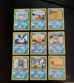 Lotto 9 Carte Pokémon Vintage Squirtle Wartortle