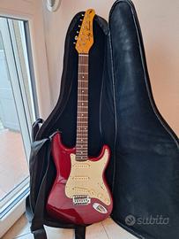 Chitarra elettrica con amplificatore
