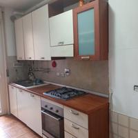 Cucina componibile lineare con elettrodomestici