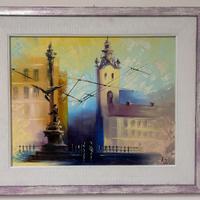 Quadro "Monumento a Mickiewicz" di I. Kukharskyi