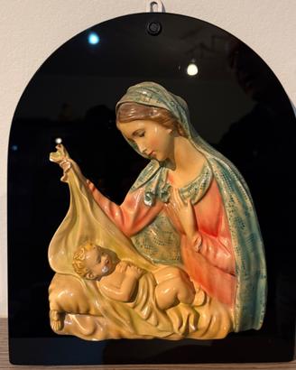 madonna con bambino ceramica