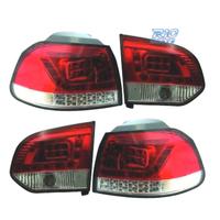 FANALI PER VOLKSWAGEN VW GOLF 6 08-12 LED ROSSO CR