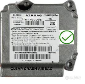 AIRBAG FIAT 500 SERVIZIO RIPARAZIONE 51782985