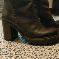 Stivaletto pelle color testa di moro