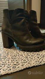 Stivaletto pelle color testa di moro