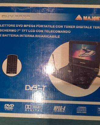 TV PORTATILE MARCA MAJESTIC SCHERMO 7 POLLICI 30 