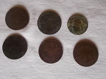 Monete Vittorio Emanuele II e Umberto I