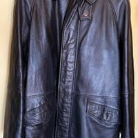 Caban in pelle da uomo