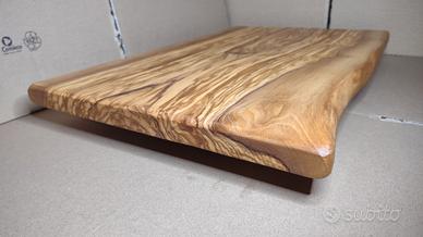 tagliere deluxe in legno di ulivo 44x28cm nuovo