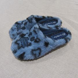 Pantofole Ciabatte Inblu Bambina Donna Peluche Mis