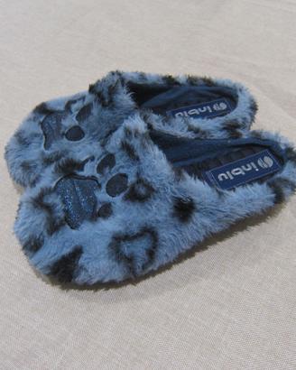 Pantofole Ciabatte Inblu Bambina Donna Peluche Mis