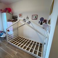 Letto in legno capanna