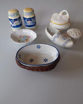 lotto 7 porcellane  vintage perfette