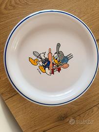 Set 4 piatti Disney Paperino vintage originali