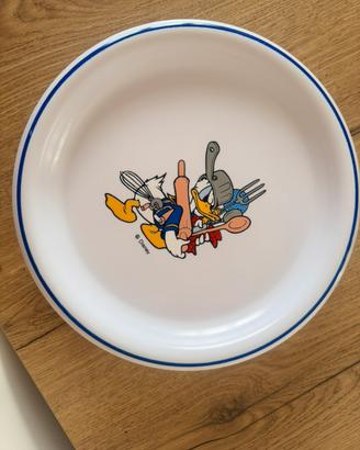 Set 4 piatti Disney Paperino vintage originali