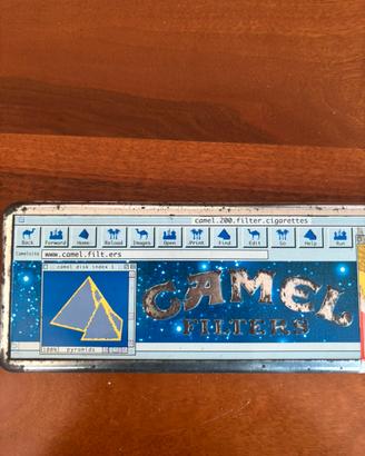 Scatola latta camel early internet  anni 90
