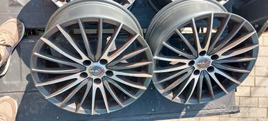 CERCHI IN LEGA MAK 17 POLLICI, 5 fori.