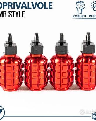 Tappi COPRIVALVOLE Rossi Tappini Auto Moto Univers
