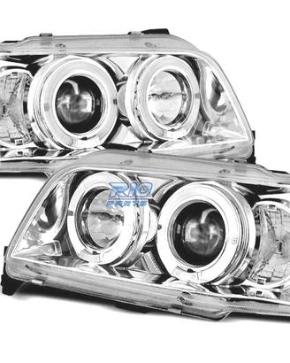 FARI PER RENAULT CLIO 90-95 ANGEL EYES FONDO CROMA