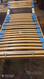 rete con doghe, motorizzata ,+ materasso 