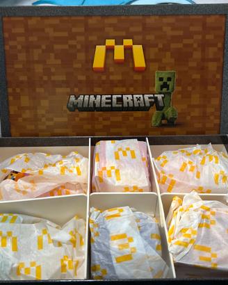 Box minecraft x mc donald limited edition completa